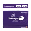 Нексиум 20 мг таблетки 28 шт