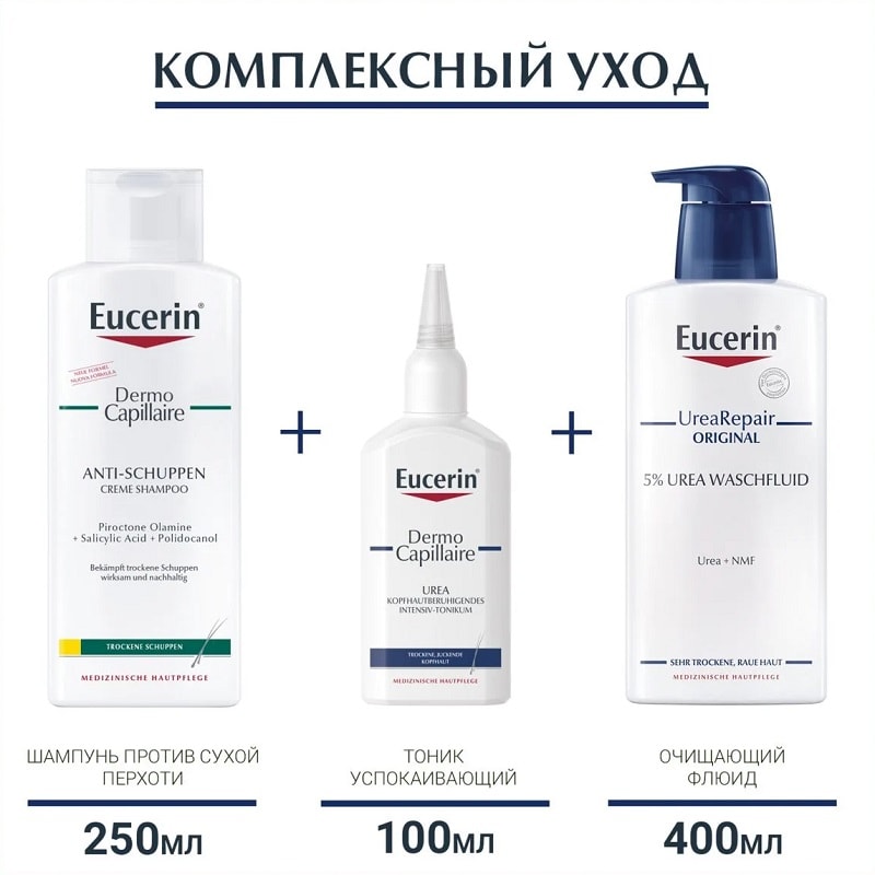 Eucerin DermoCapillaire Шампунь-крем против перхоти 250 мл