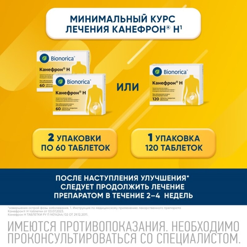 Канефрон Н таблетки 60 шт