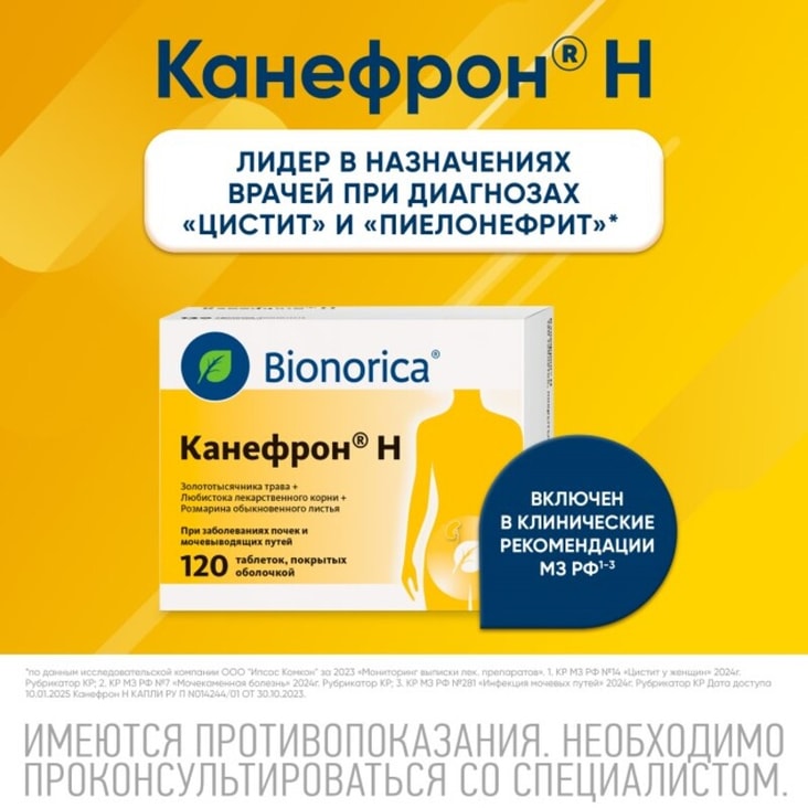 Канефрон Н таблетки 120 шт