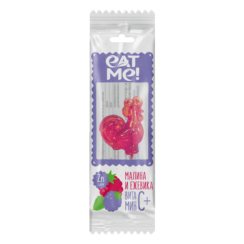 Eat Me! Карамель леденцовая Цинк-Витамин С-Малина-Ежевика 17 г