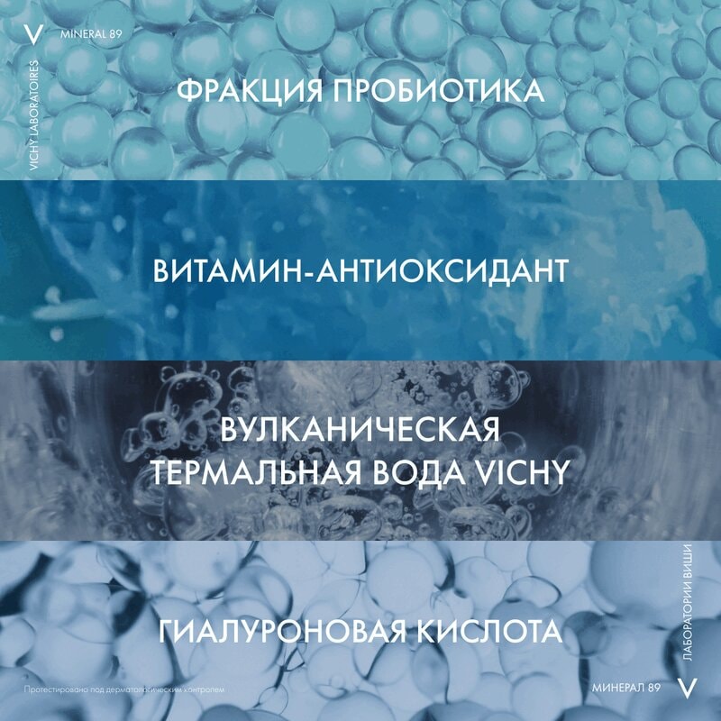 Vichy Mineral 89 Probiotic Fractions Сыворотка-концентрат укрепляющая и восстанавливающая 30 мл