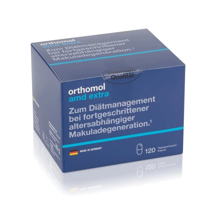 Ортомол АМД Экстра Витамины для глаз капсулы 120 шт