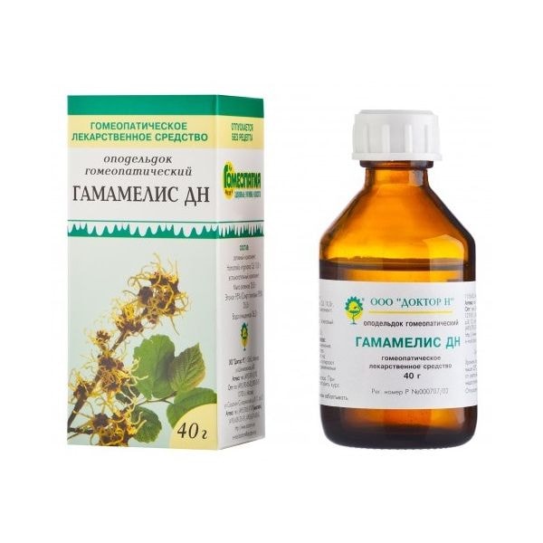 Гамамелис ДН оподельдок гомеопатический 40 г