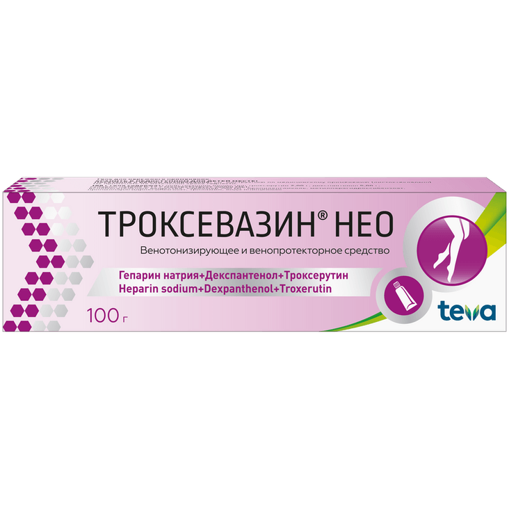 Троксевазин Нео гель для наружного применения 100 г