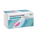 Панкреатин 20 000 ЕД таблетки кишечнорастворимые 60 шт