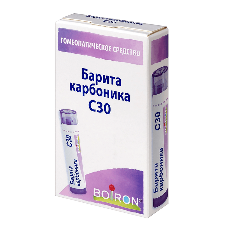 Барита карбоника С30 гранулы гомеопатические 4 г