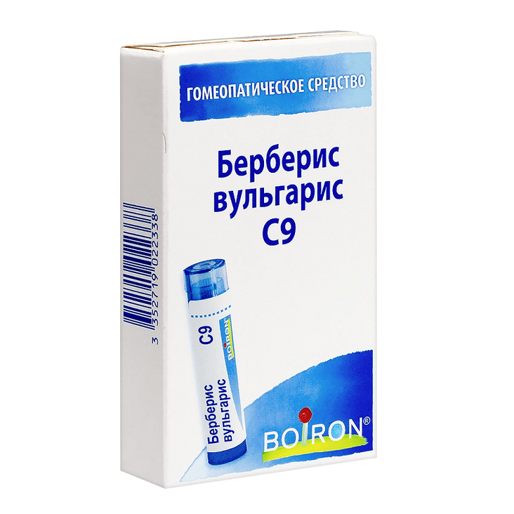 Берберис вульгарис С9 гранулы гомеопатические 4 г