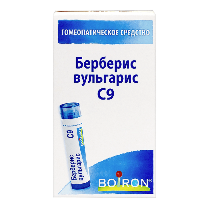 Берберис вульгарис С9 гранулы гомеопатические 4 г
