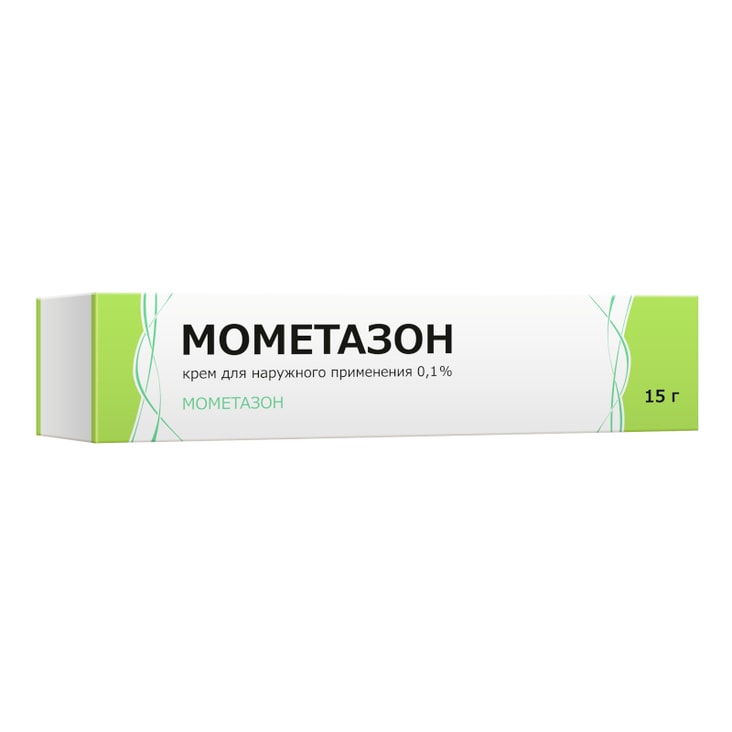 Мометазон 0,1% крем для наружного применения 15 г
