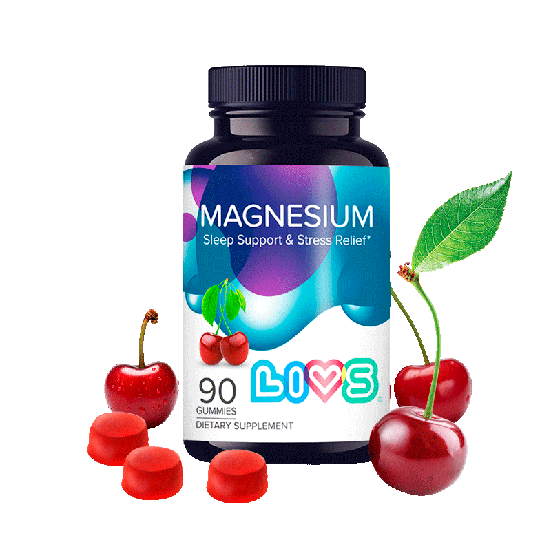 Livs Магний цитрат пастилки мармеладные Вишня 90 шт