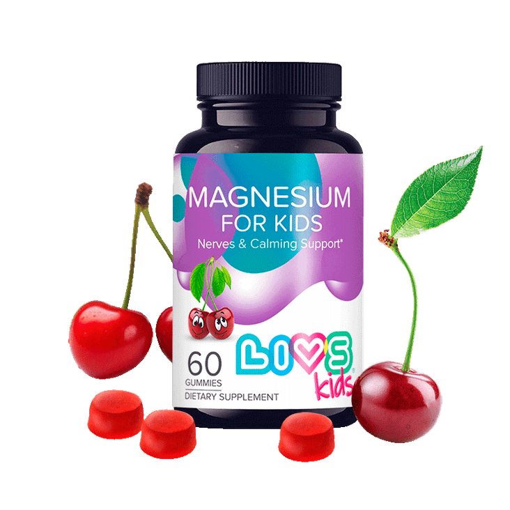 Livs Магний цитрат для детей пастилки мармеладные Вишня 60 шт