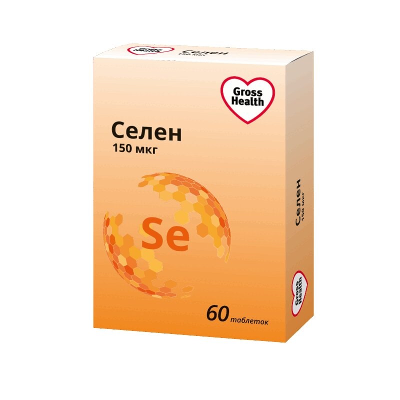 Gross Health Селен 150 мкг таблетки 60 шт
