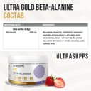 Ultrasupps Ultra Gold Бета-Аланин порошок Клубника 200 г