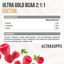 Ultrasupps Ultra Gold BCAA 2:1:1 порошок Малина 300 г
