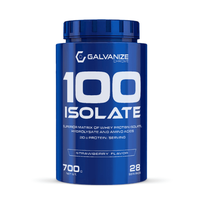 Galvanize 100 Изолят протеина порошок Клубника 700 г