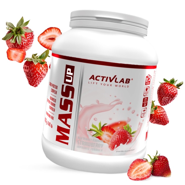 ActivLab Mass Up Протеин порошок Клубника 2000 г