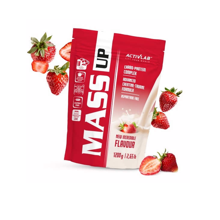 ActivLab Mass Up Протеин порошок Клубника 1200 г