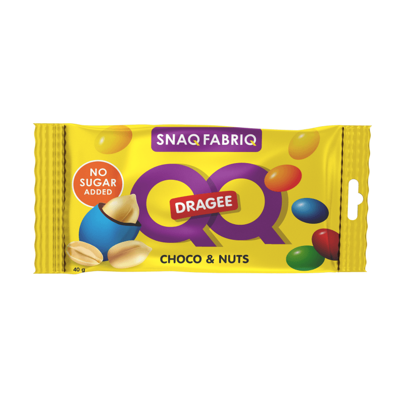 Snaq Fabriq Драже с арахисом и молочным шоколадом в разноцветной глазури 40 г