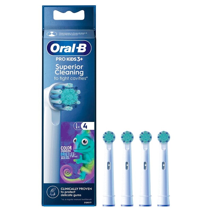 Oral-B Pro Kids Насадка для электрической зубной щетки lkz ltntq 3+ 4 шт