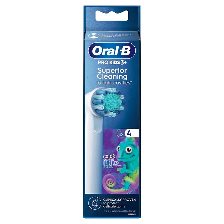 Oral-B Pro Kids Насадка для электрической зубной щетки lkz ltntq 3+ 4 шт