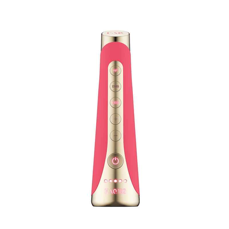 Foreo FAQ 102 Массажер для лица с RF EMS и LED-терапией Розовый рубин