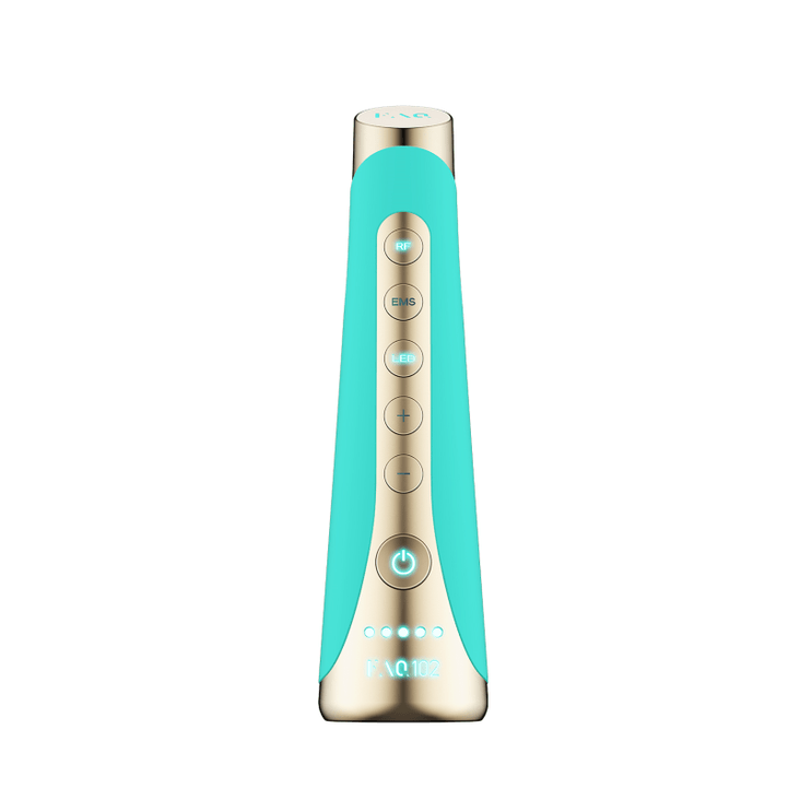 Foreo Фэк 102 Массажер для лица с RF EMS и LED-терапией топаз