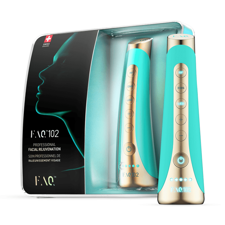 Foreo Фэк 102 Массажер для лица с RF EMS и LED-терапией топаз