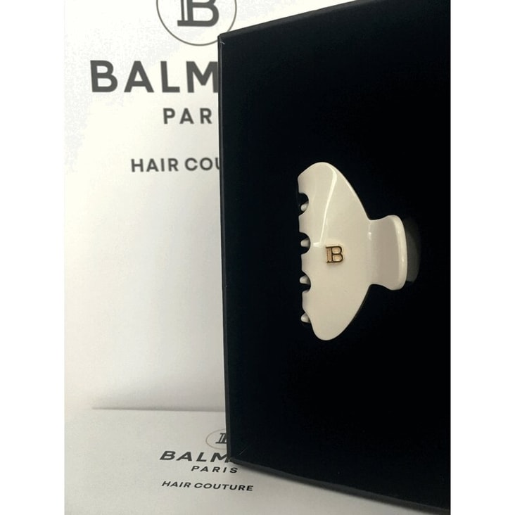 Бальман Заколка-краб р.S белый