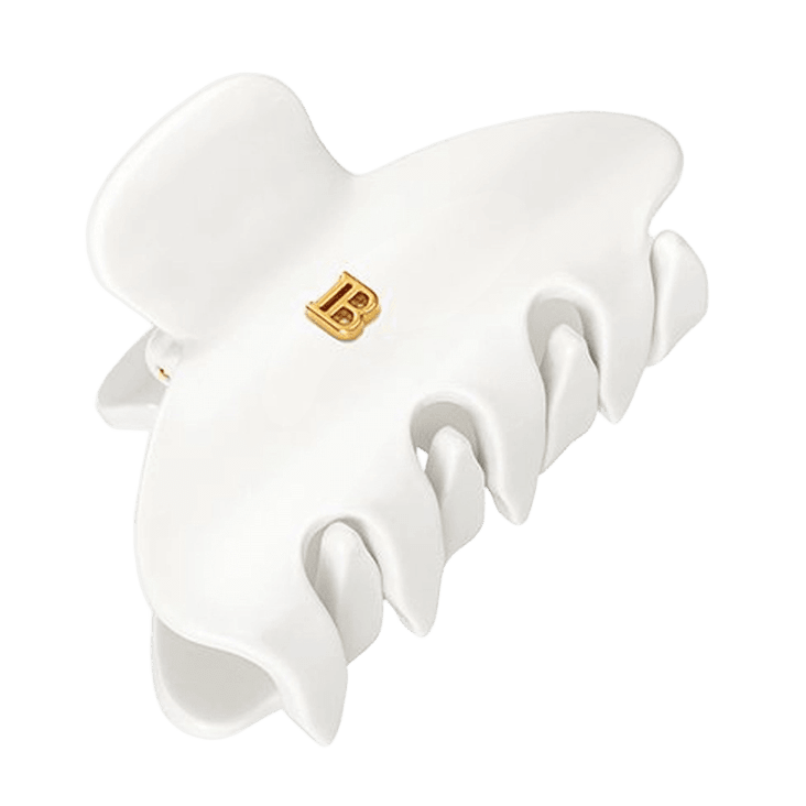 Бальман Заколка-краб р.S белый