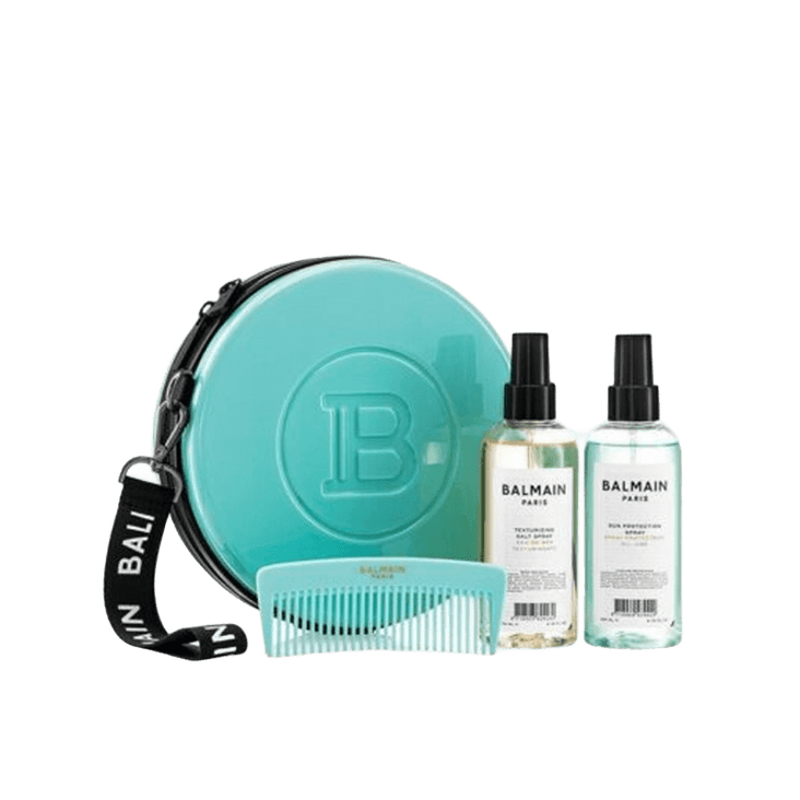 Бальман Набор (косметичка+текстур.солевой спрей 200 мл+солнцезащитный спрей 200 мл+расческа)