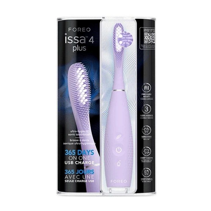 Foreo ISSA 4 Plus Зубная щетка звуковая гибридная Лавандовый