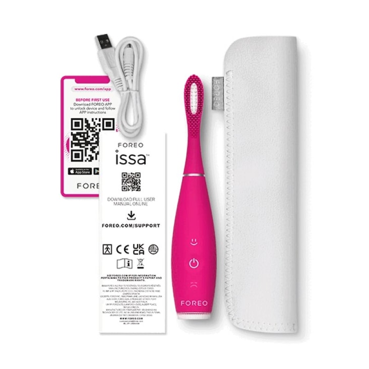 Foreo ISSA 4 Smile Зубная щетка звуковая гибридная Земляника лесная