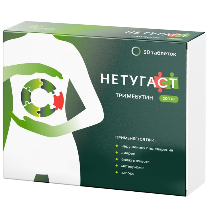 Нетугаст таблетки 200 мг 30 шт