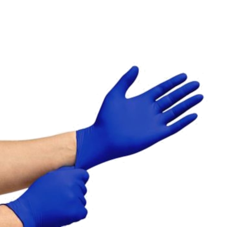Униксфарм Перчатки нитриловые нестерильные размер М 10 шт Голубые