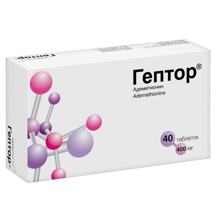 Гептор таблетки 400 мг 40 шт