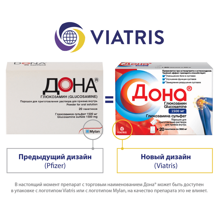 Дона 1500 мг порошок для приготовления раствора 20 шт