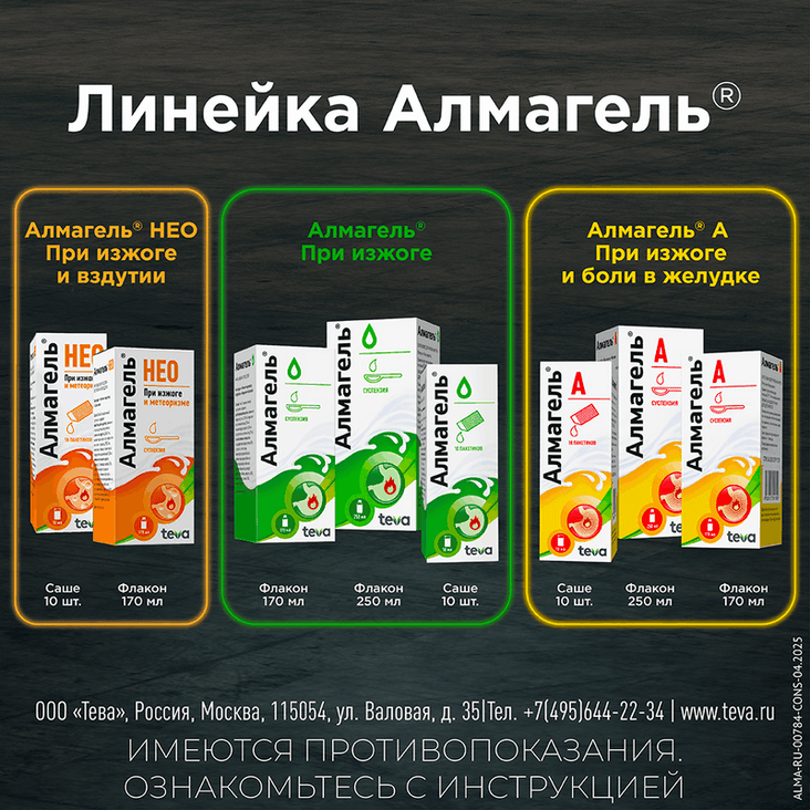 Алмагель Нео суспензия для приема внутрь 10 мл 10 шт