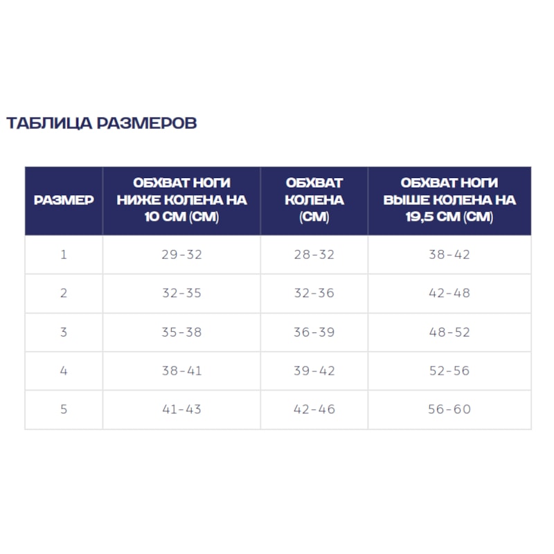 УНГА Наколенник компрессионный УНГА-РУС размер 5