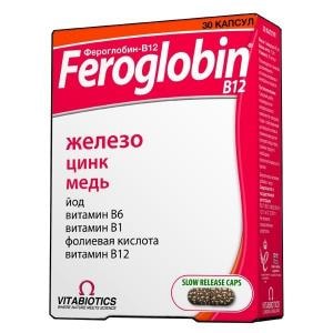 Фероглобин В-12 капсулы 30 шт