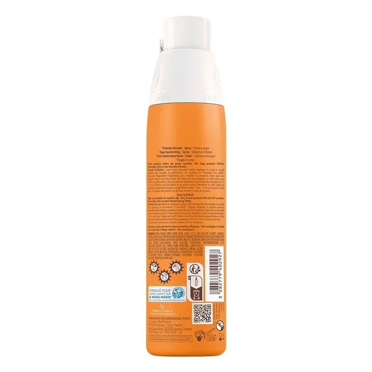 Avene Sun Спрей солнцезащитный для тела SPF30 200 мл