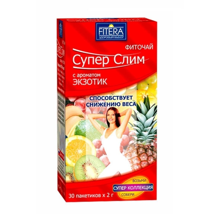 Супер Слим фиточай фильтр-пакеты Экзотик 2 г 30 шт
