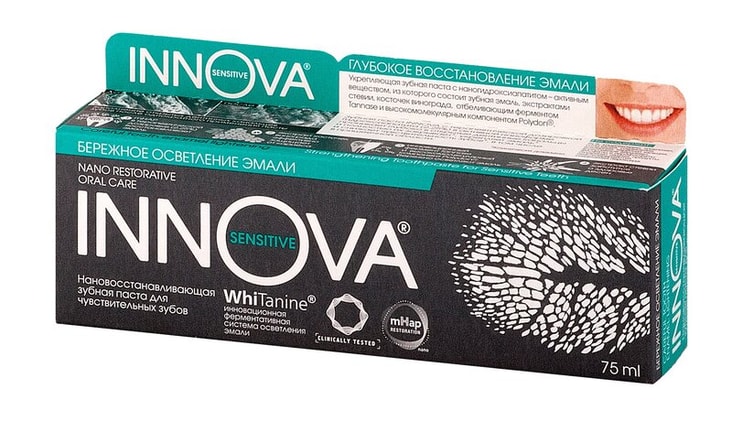 Splat Иннова Паста зубная бережное осветление эмали 75 мл
