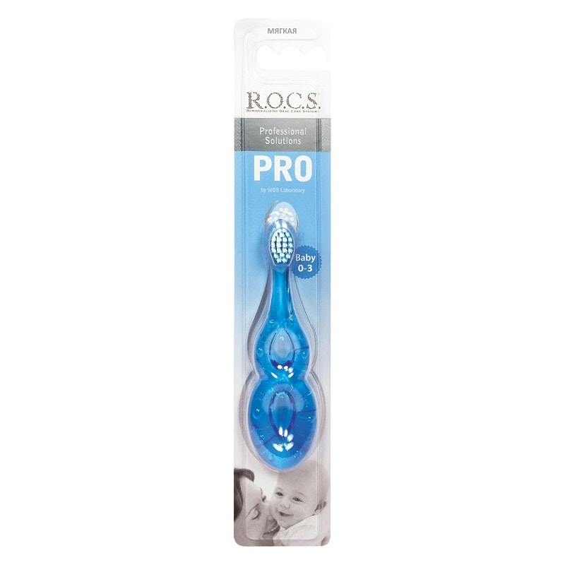 R.O.C.S. PRO Baby Зубная щетка для детей 0-3 лет мягкая цвет в ассортименте 1 шт