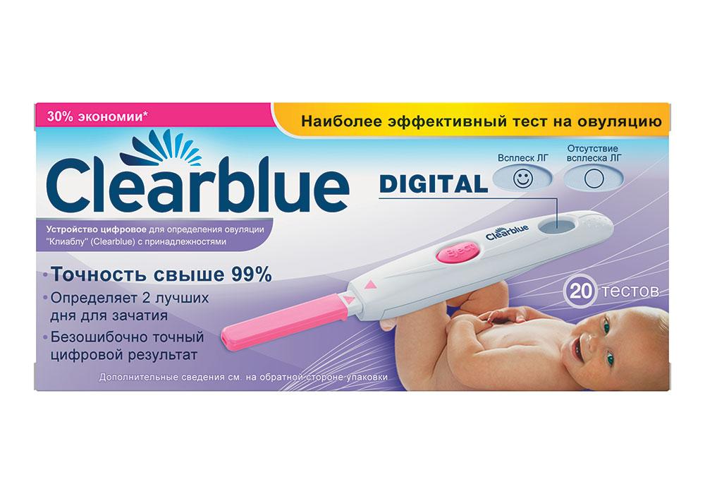 Тест на овуляцию Clearblue цифровой 20 шт