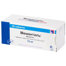 Меманталь таблетки 10 мг 60 шт