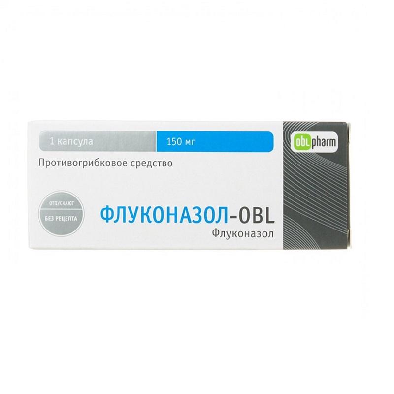 Флуконазол-OBL капсулы 150 мг 1 шт