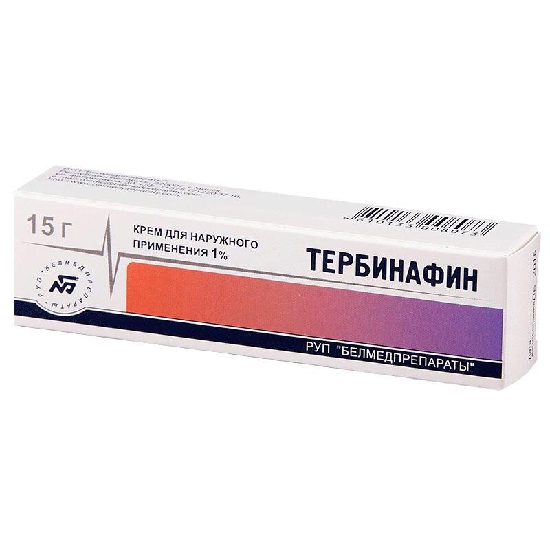 Тербинафин крем д/наружн.прим.1% туба 15 г
