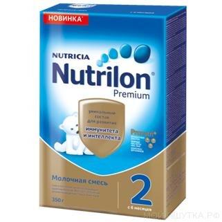 Детское питание Нутрилон 2 Премиум с пребиотиками 6-12мес 350 г