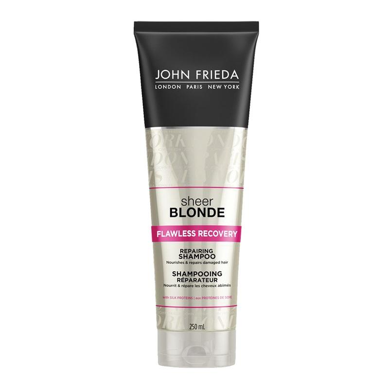 John Frieda Шампунь Sheer Blonde восстанавливающий для сильно поврежденных волос 250 мл туба